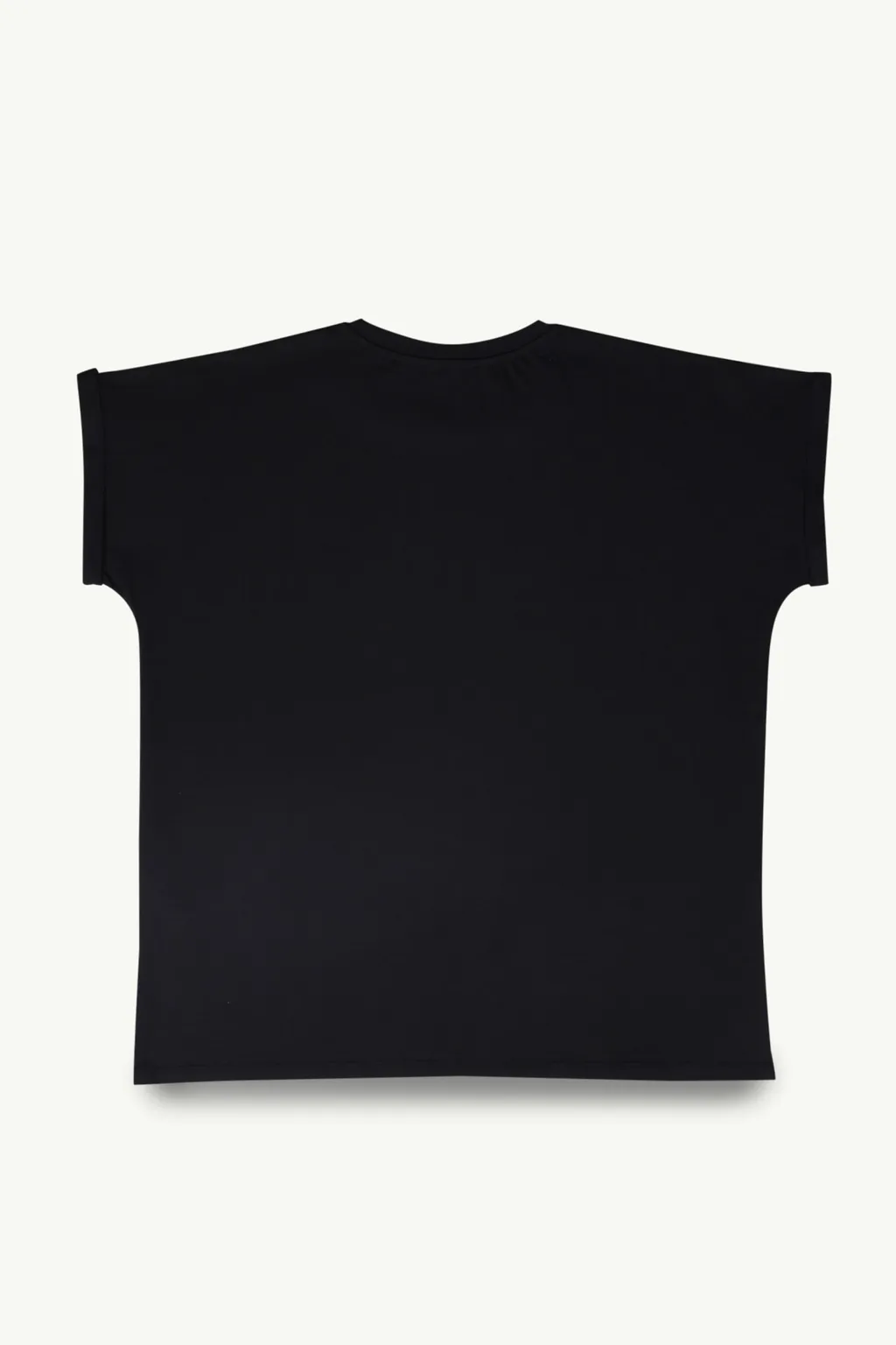 BALMAIN Women Balmain Paris Small Flocked Logo T-Shirt in Black/White 1