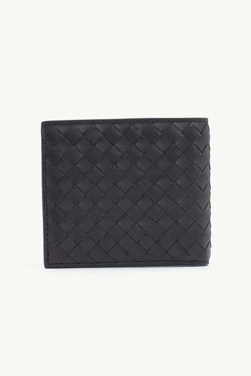 BOTTEGA VENETA Men VN Intrecciato Bi-fold Wallet in Espresso 1