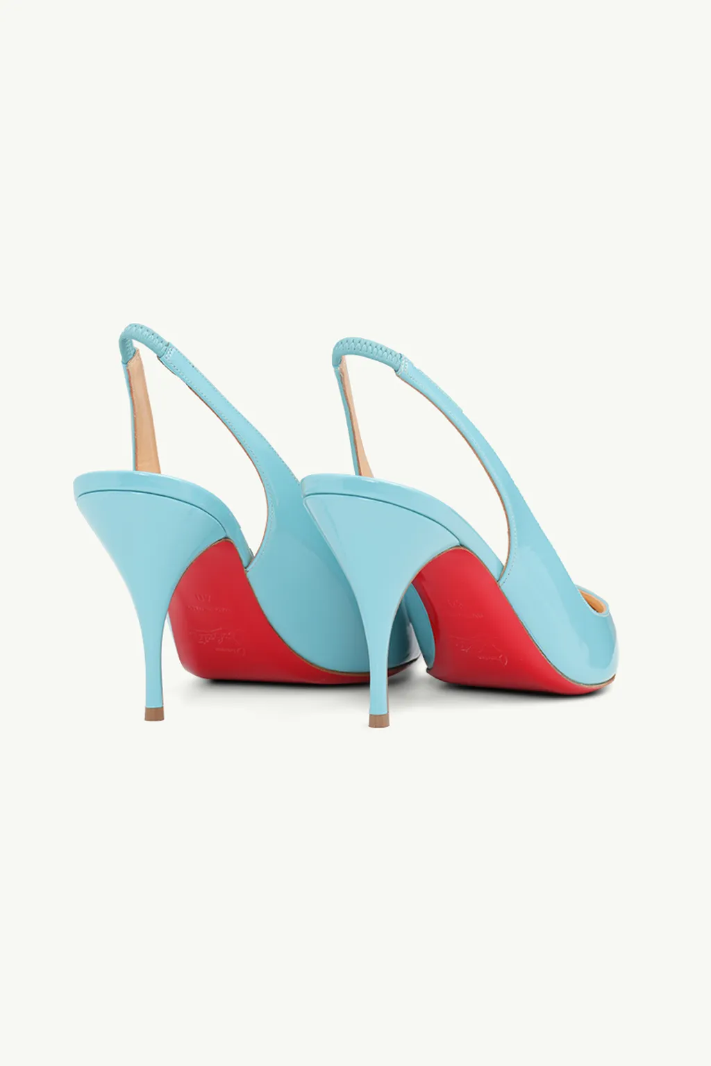 CHRISTIAN LOUBOUTIN Clare Slingback Pumps 80mm in Noumea Patent 2