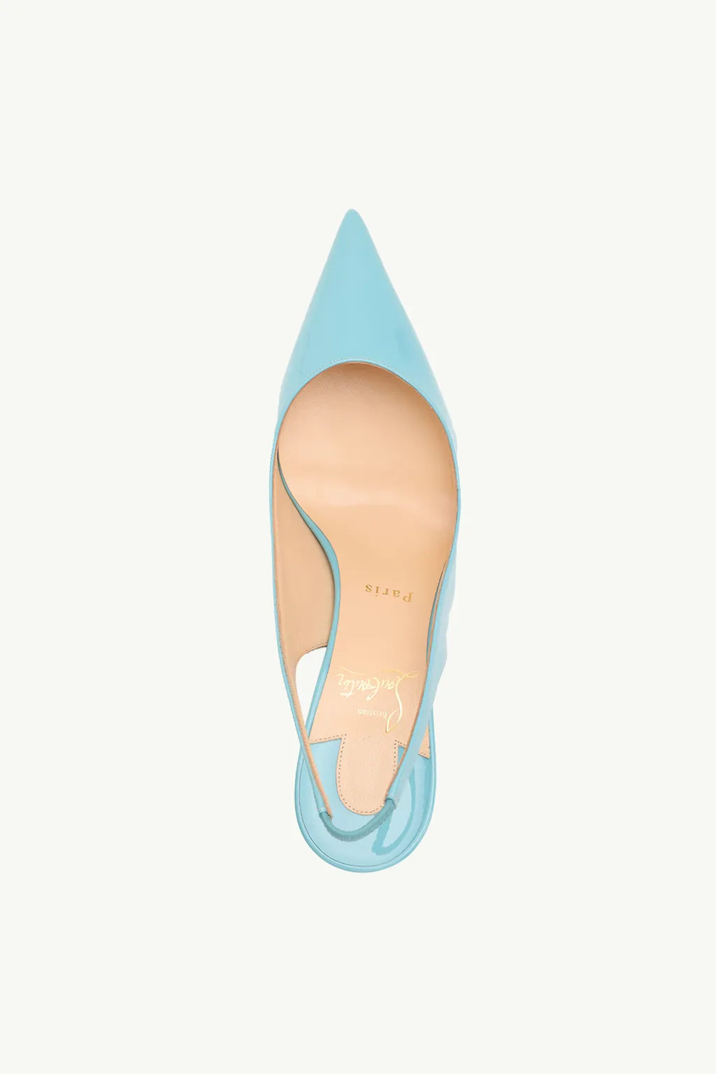 CHRISTIAN LOUBOUTIN Clare Slingback Pumps 80mm in Noumea Patent 3