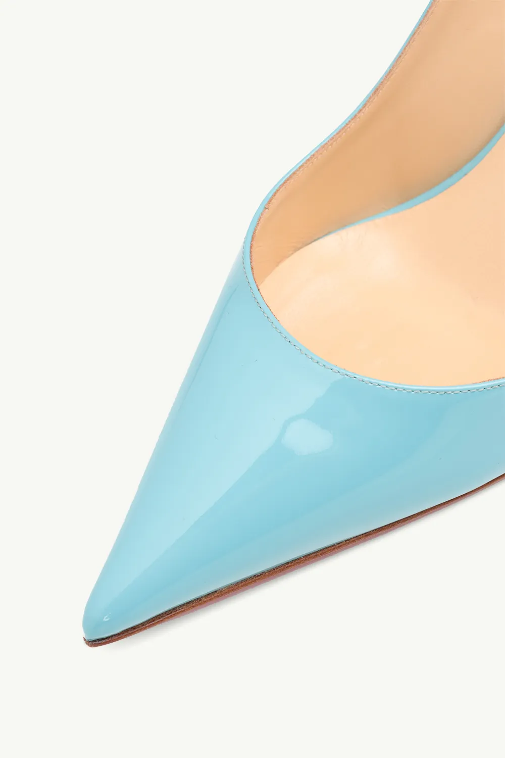 CHRISTIAN LOUBOUTIN Clare Slingback Pumps 80mm in Noumea Patent 4