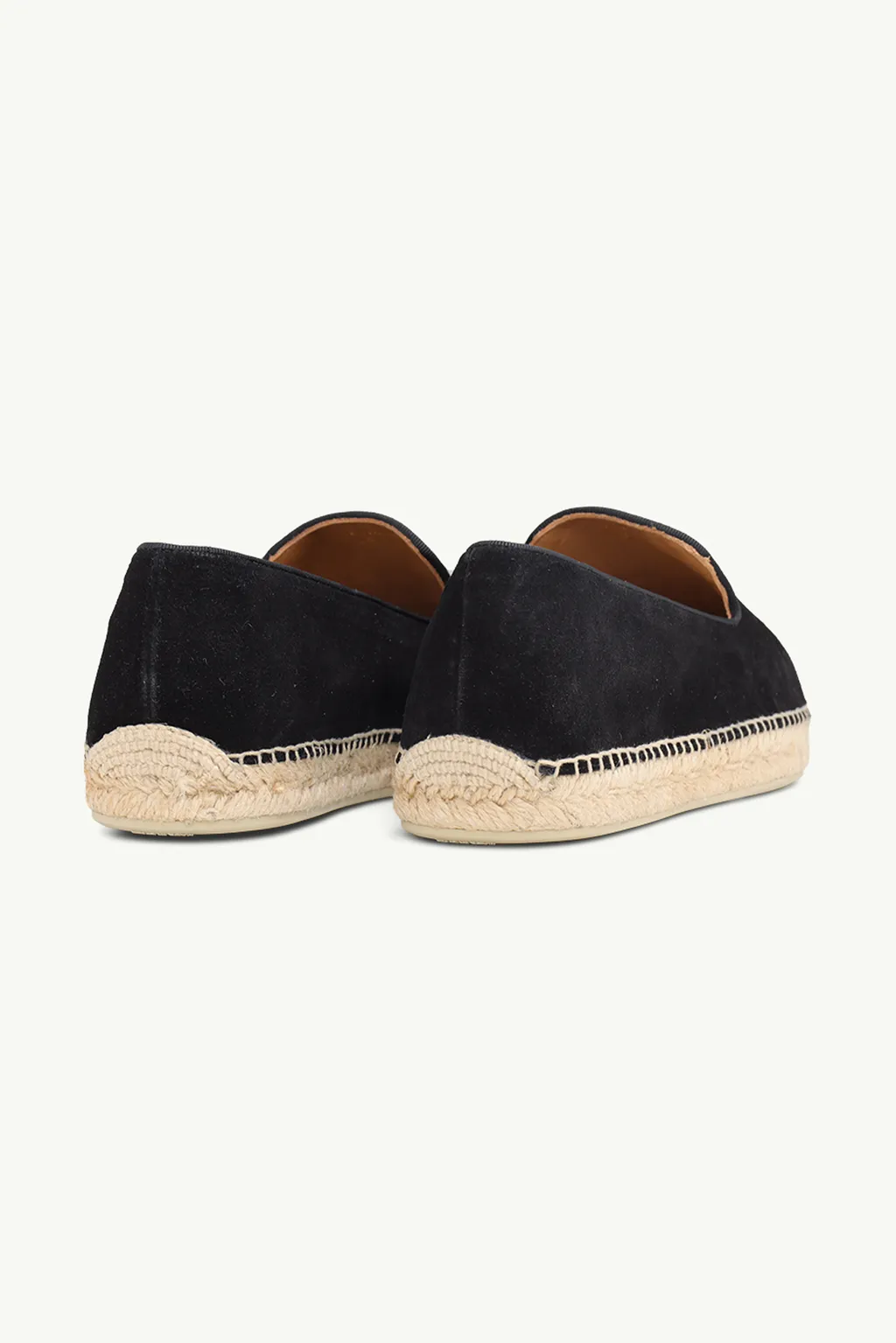 CHRISTIAN LOUBOUTIN Men Esparadra Espadrilles in Black Crosta Leather 2
