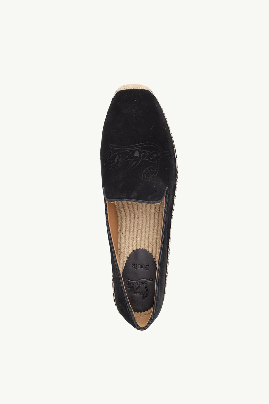 CHRISTIAN LOUBOUTIN Men Esparadra Espadrilles in Black Crosta Leather 3