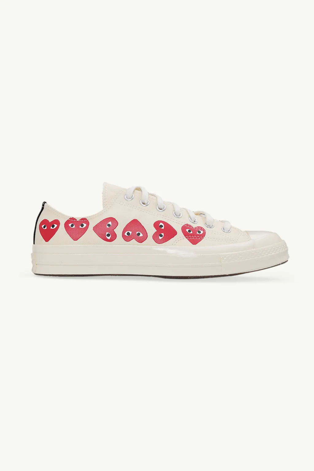 CONVERSE X PLAY CDG Chuck 70 Multi Heart Low Top Sneaker in Off White 0