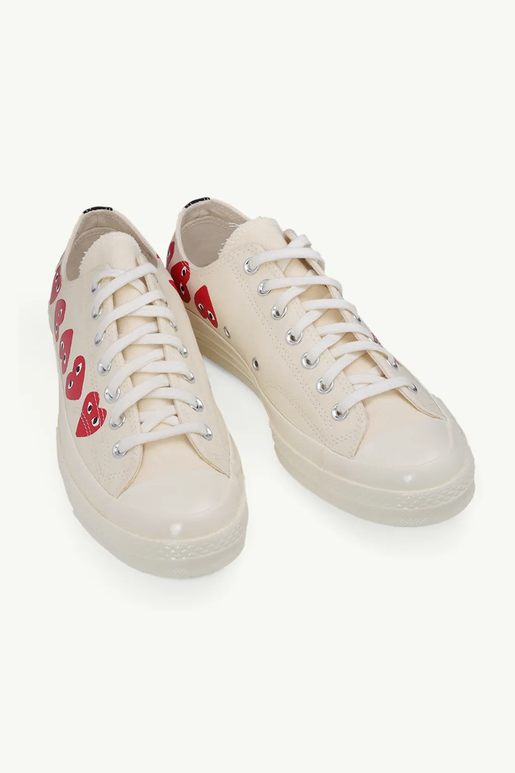 CONVERSE X PLAY CDG Chuck 70 Multi Heart Low Top Sneaker in Off White 1