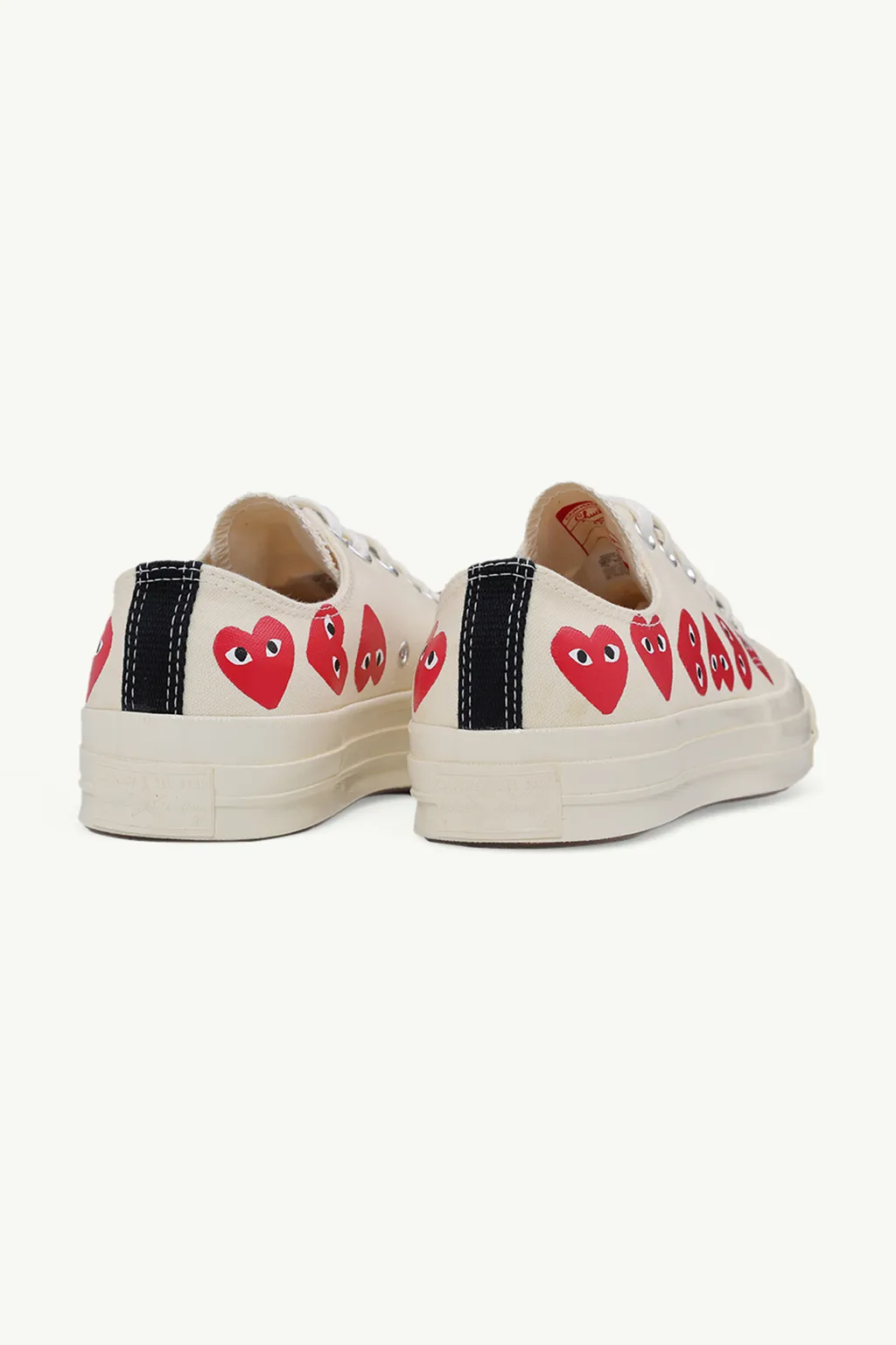 CONVERSE X PLAY CDG Chuck 70 Multi Heart Low Top Sneaker in Off White 2