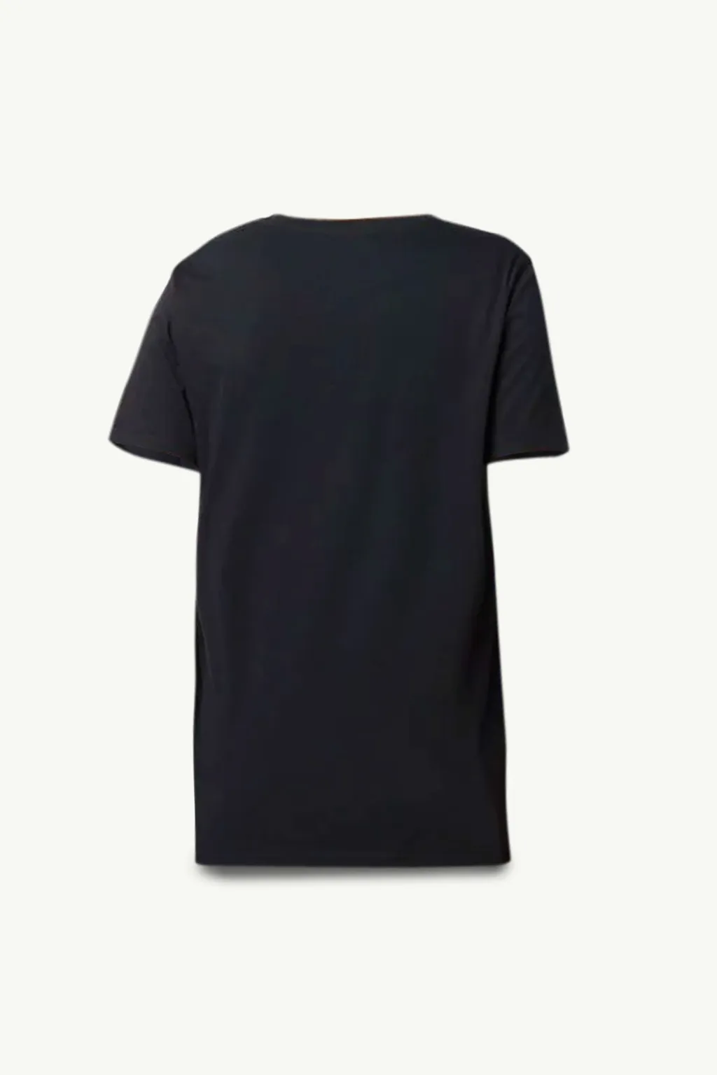 BALMAIN Women Balmain Metallic Bold Logo T-Shirt in Black/Silver 1