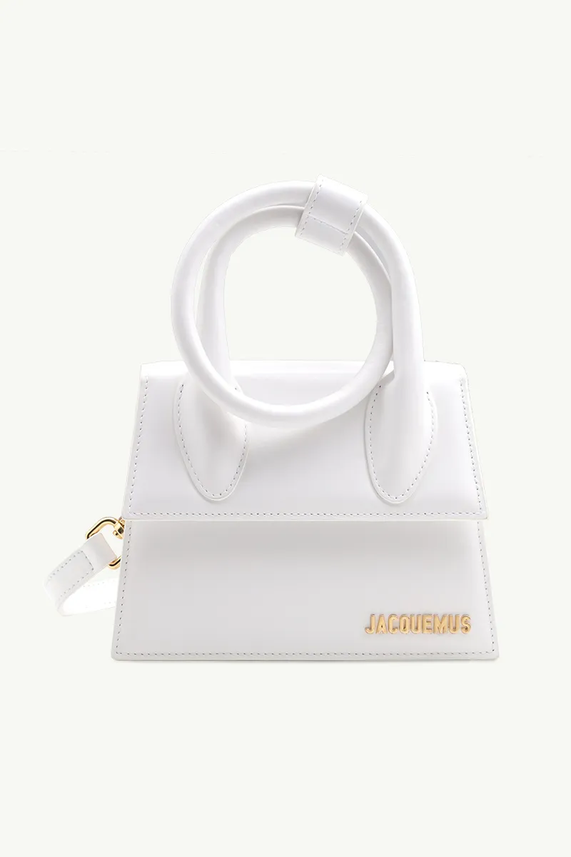 JACQUEMUS Le Chiquito Noeud in White 0