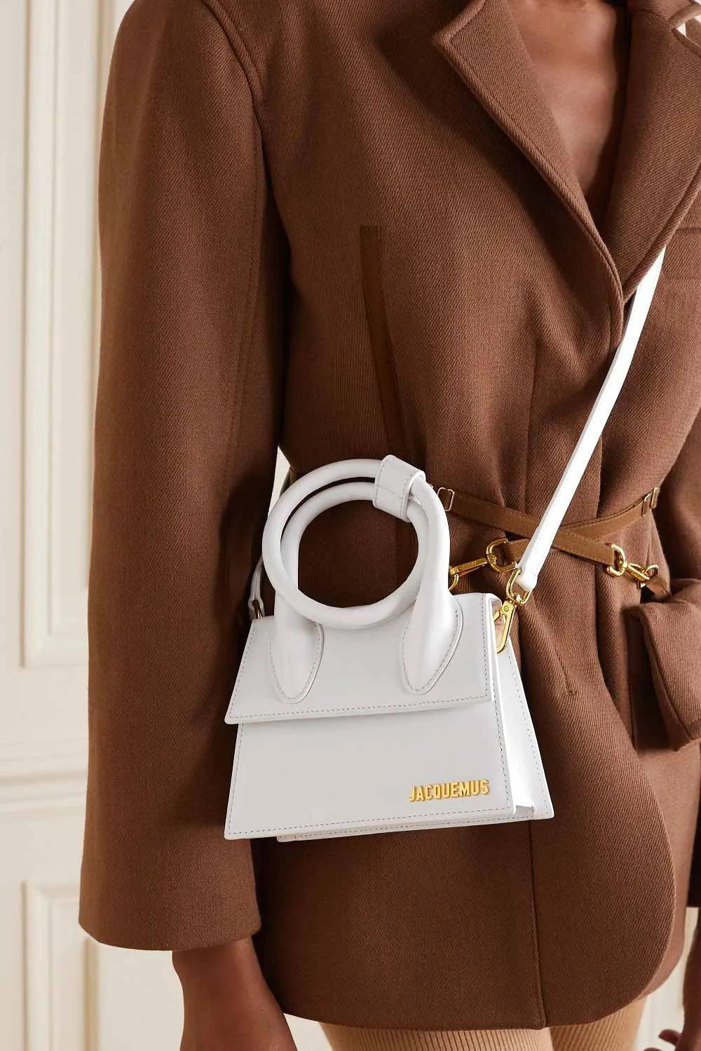 JACQUEMUS Le Chiquito Noeud in White 4