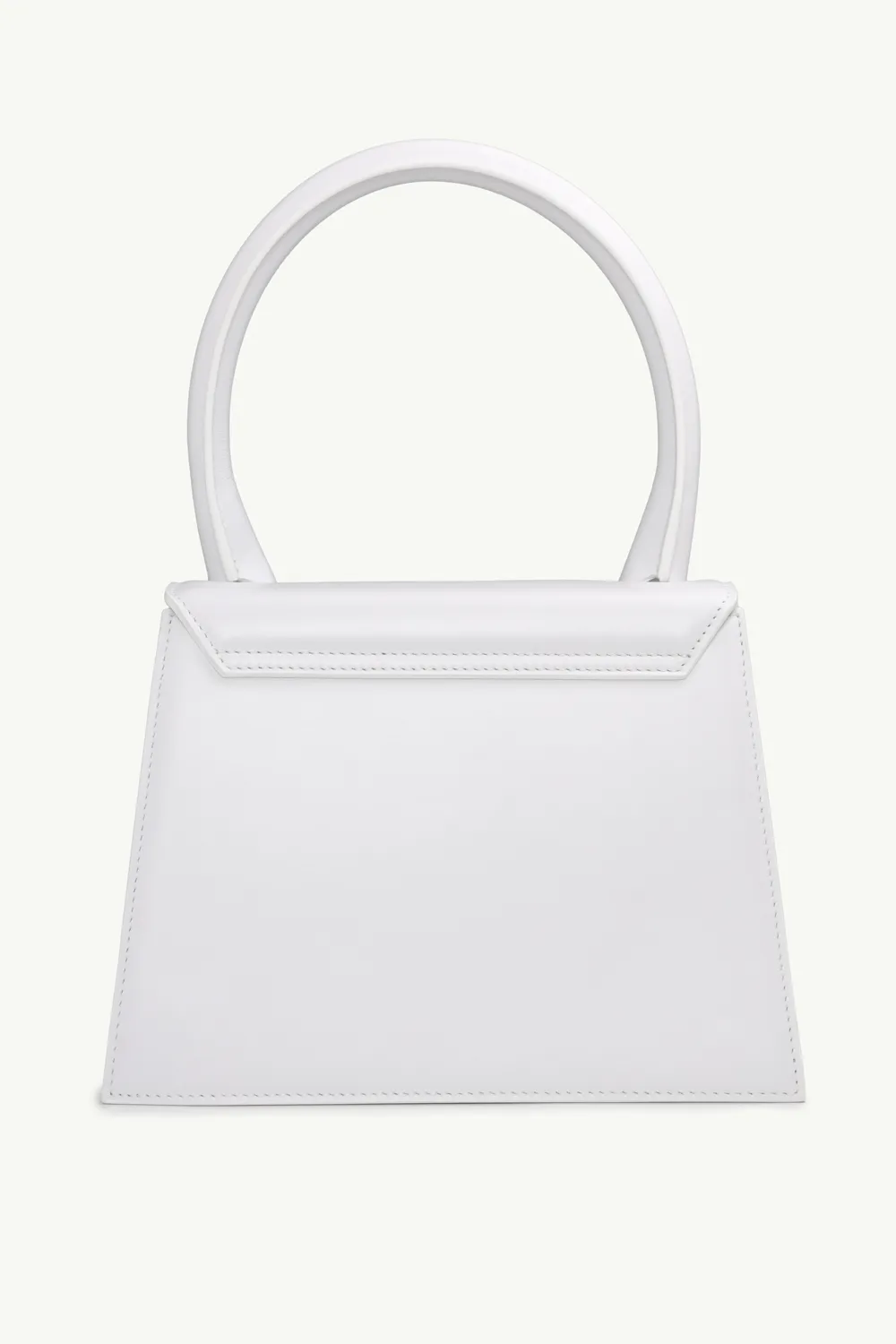 JACQUEMUS Le Grand Chiquito in White Leather 1