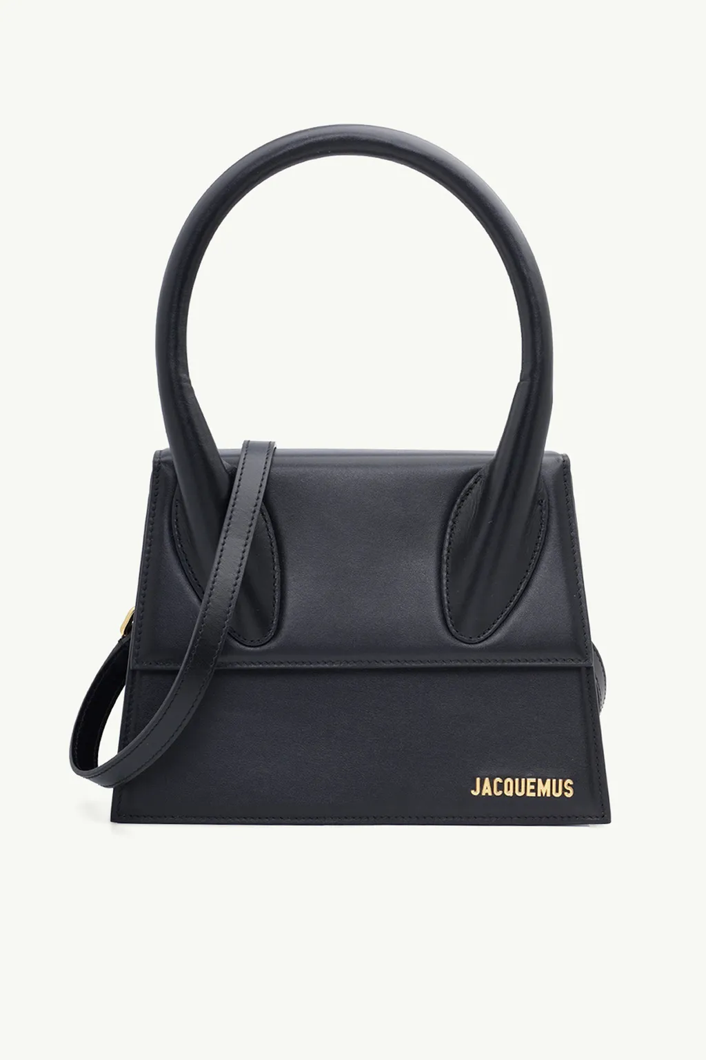 JACQUEMUS Le Grand Chiquito in Black Leather 0