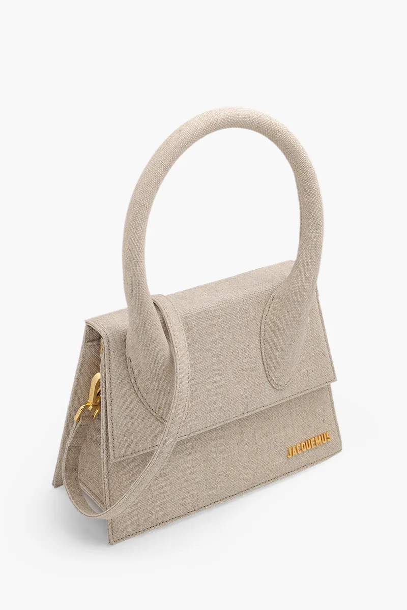 JACQUEMUS Le Grand Chiquito in Beige Linen 2