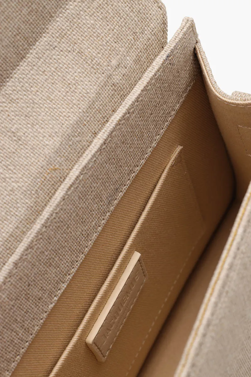 JACQUEMUS Le Grand Chiquito in Beige Linen 3