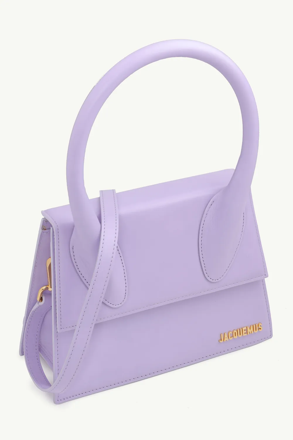 JACQUEMUS Le Grand Chiquito in Lilac Leather 2