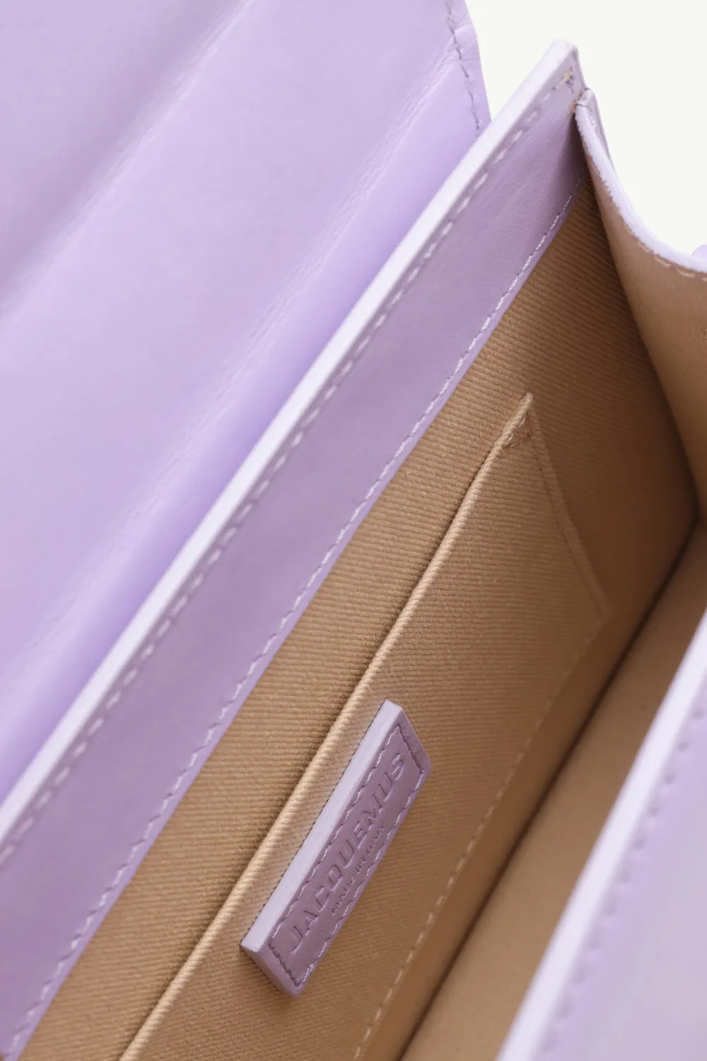 JACQUEMUS Le Grand Chiquito in Lilac Leather 3