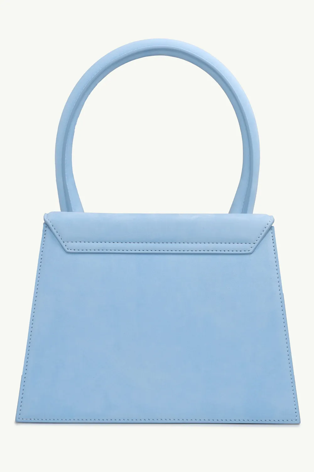 JACQUEMUS Le Grand Chiquito in Light Blue Nubuck Leather 1