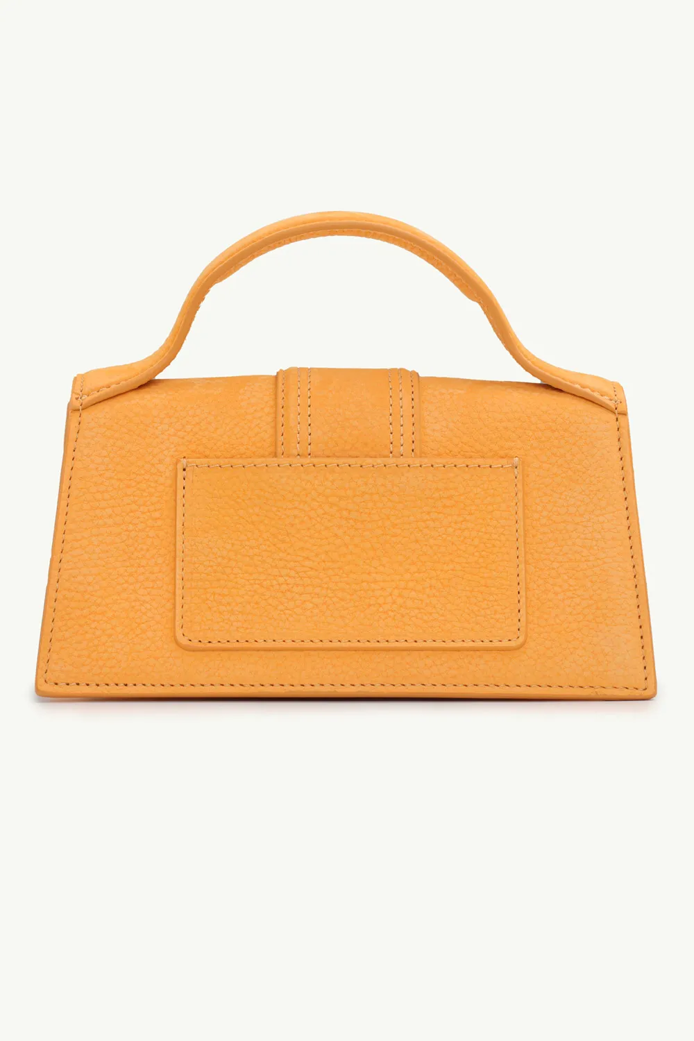 JACQUEMUS Le Bambino in Orange Suede with Adjustable Strap 1