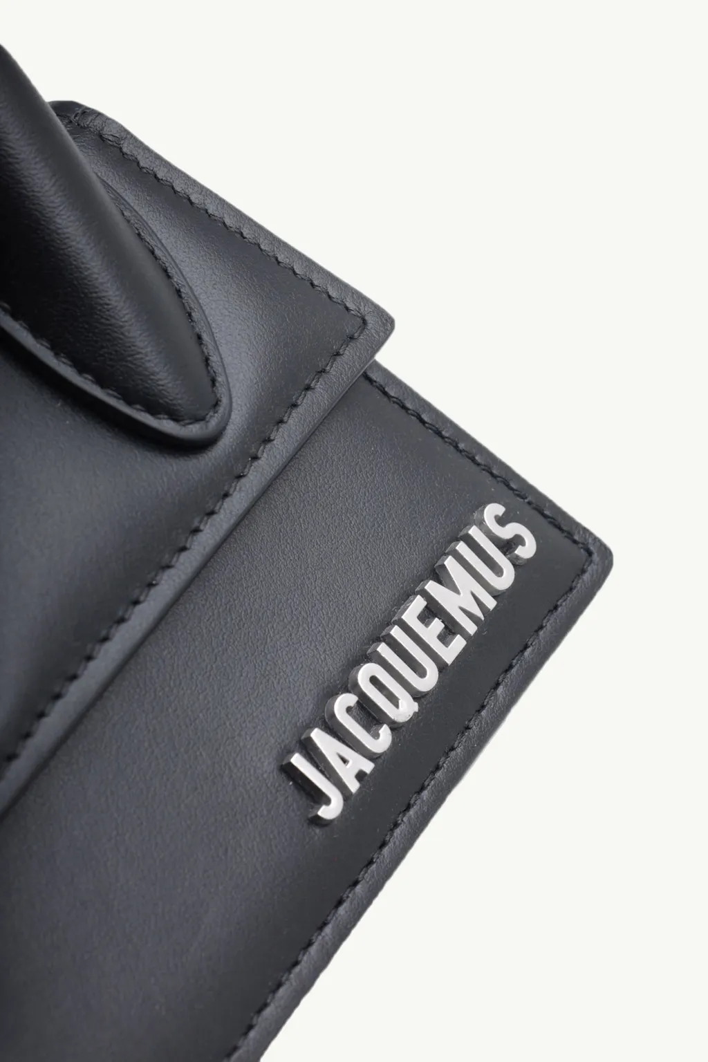 JACQUEMUS Le Chiquito Homme in Black with Cotton Strap 3
