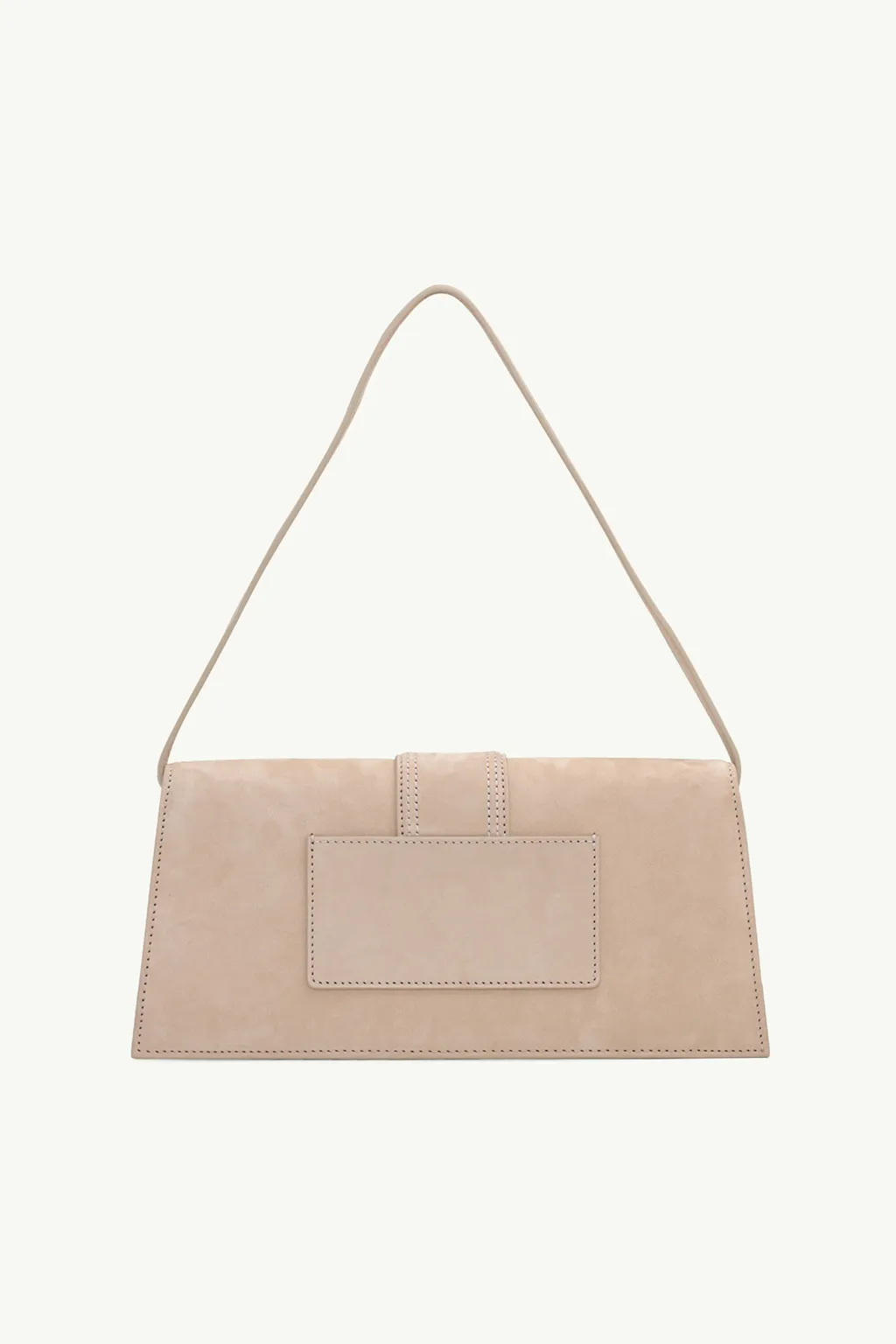 JACQUEMUS Le Bambino Long Bag in Dark Beige Suede 1