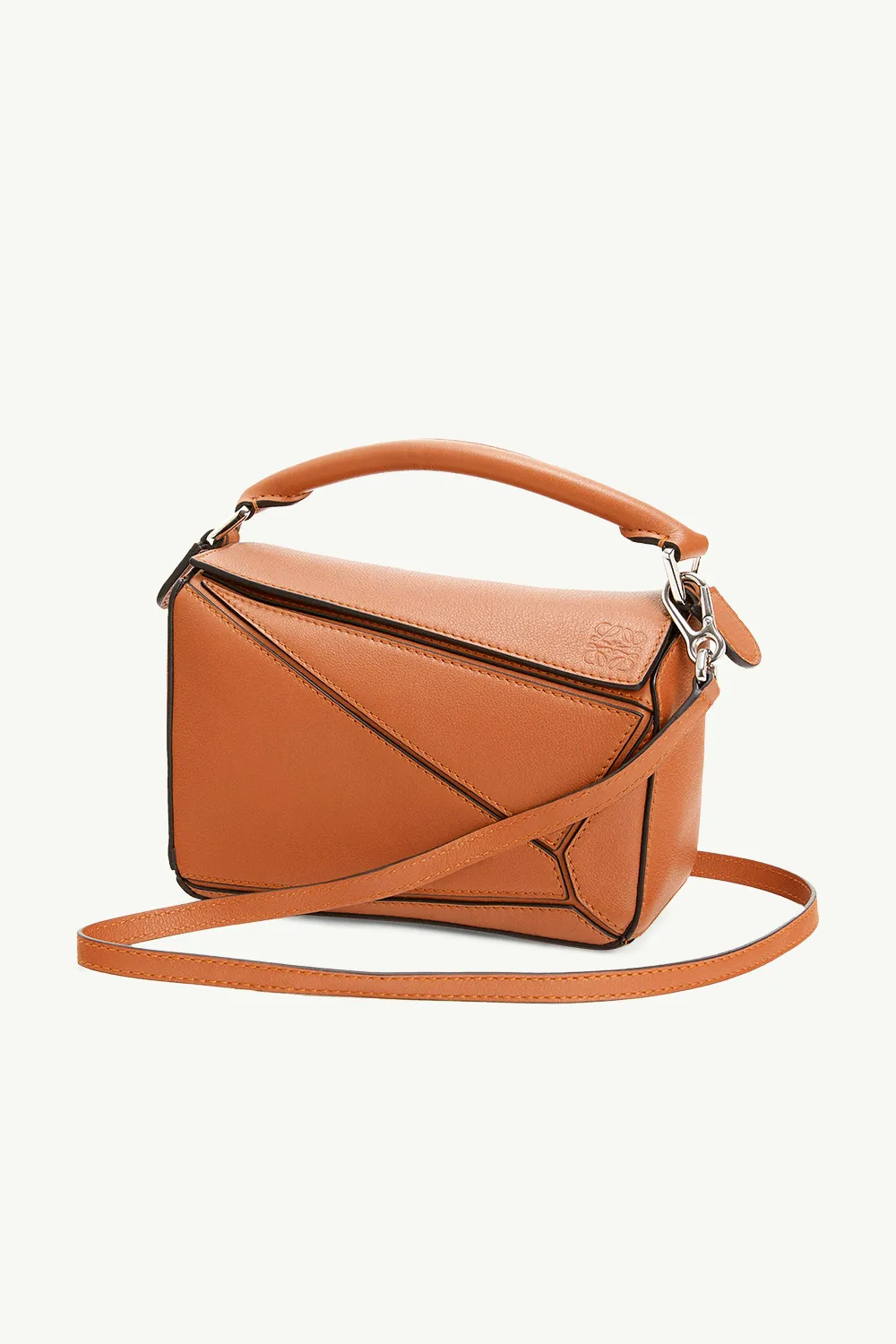 LOEWE Mini Puzzle Bag in Tan 2