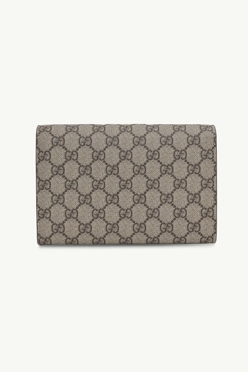 GUCCI Mini GG Supreme Dionysus Wallet on Chain in Beige/Beige 1