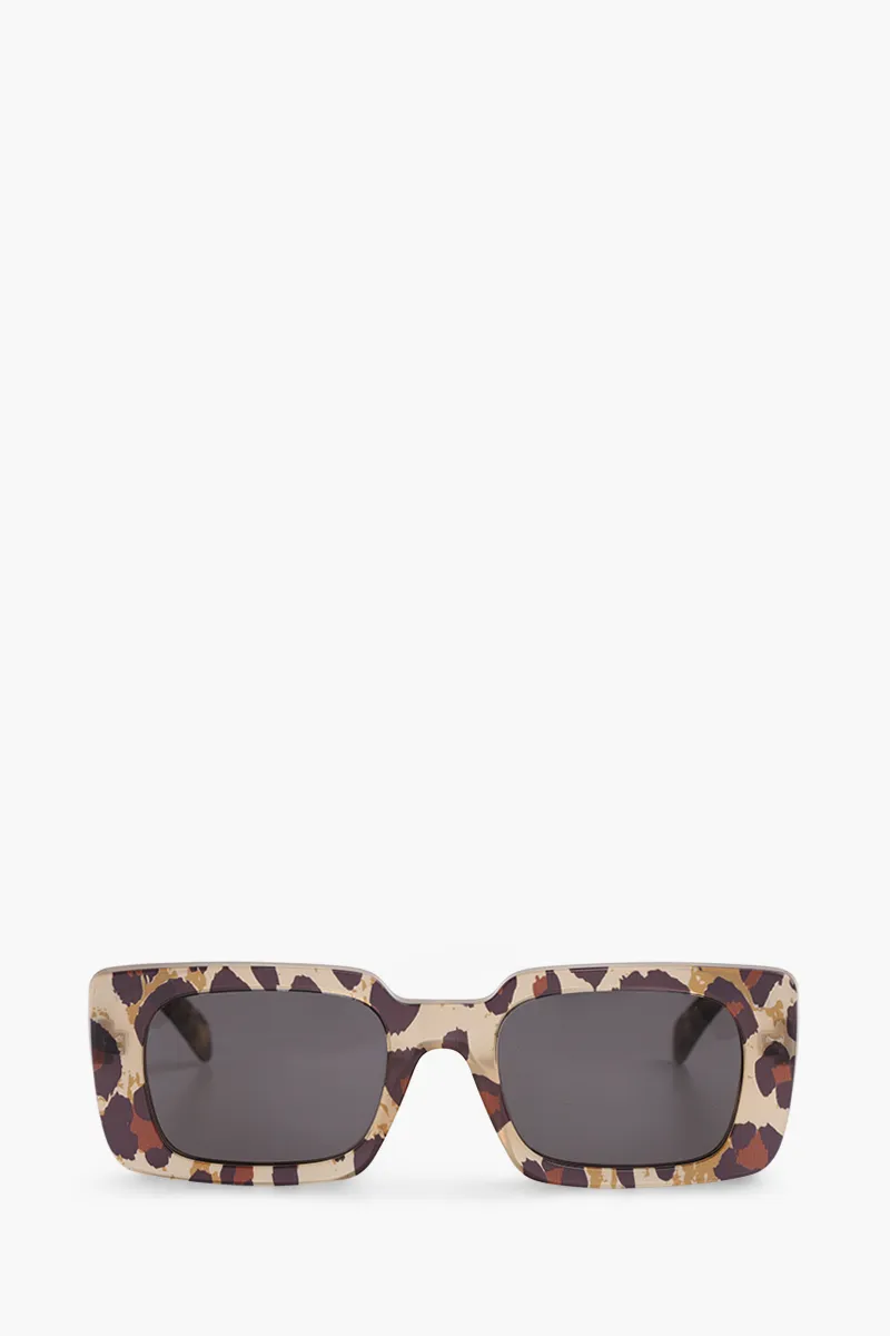 CELINE Square S213 Sunglasses in Leopard with Acetate Frame 0