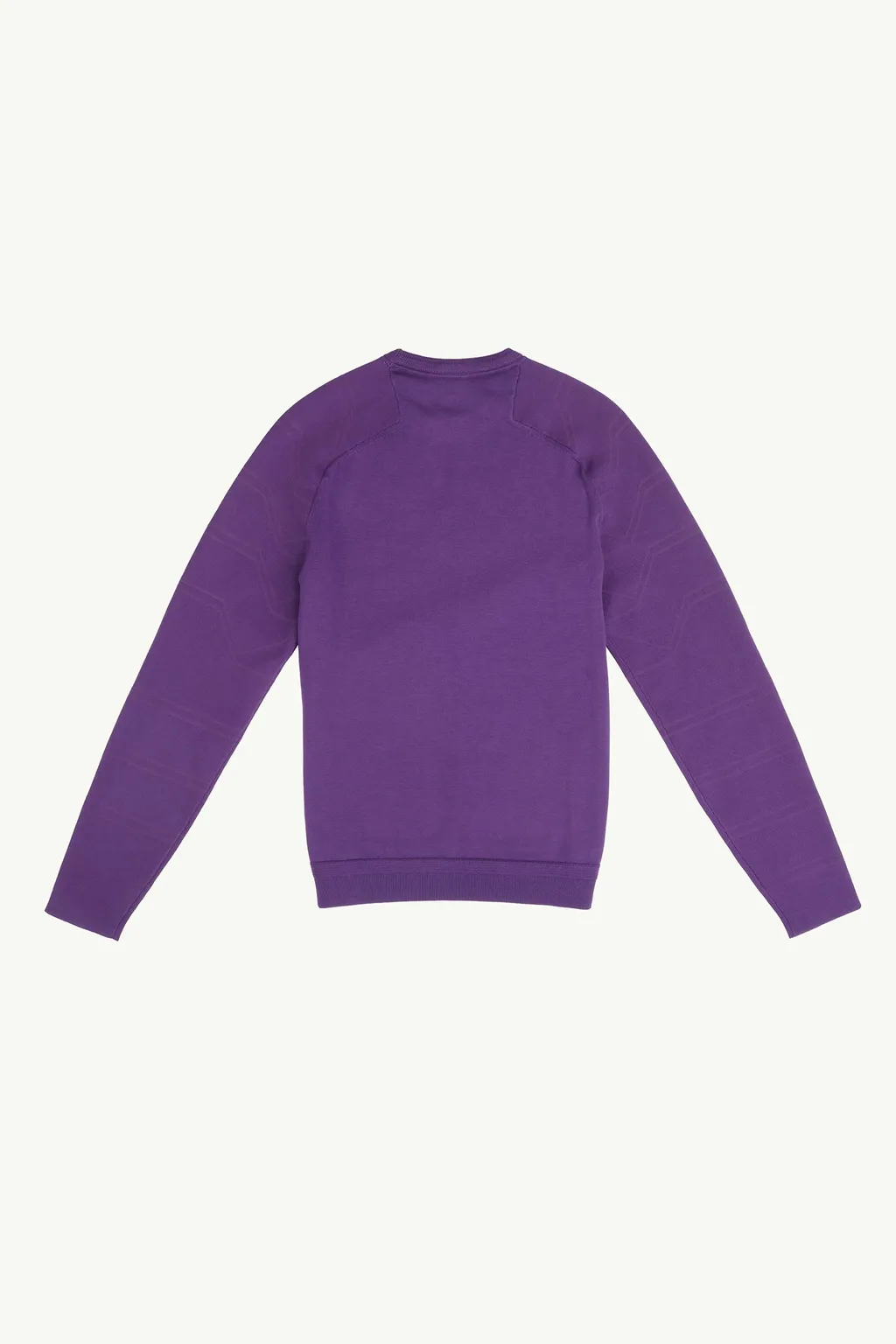 HUGO BOSS Men Rimond Decorative Reflective Logo Relaxed Fit Sweater in Dark Purple 1