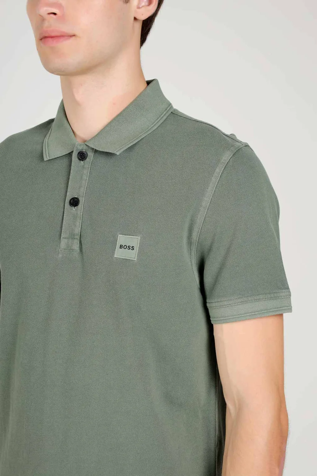 HUGO BOSS Men Prime 1 Slim Fit Polo Shirt in Light Green 4