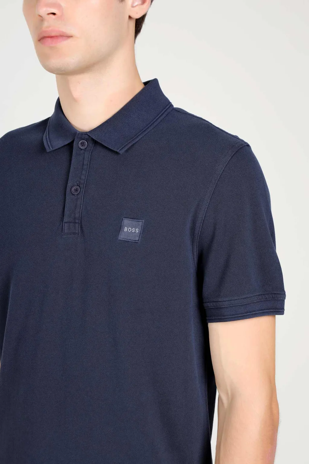HUGO BOSS Men Prime 1 Slim Fit Polo Shirt in Dark Blue 4