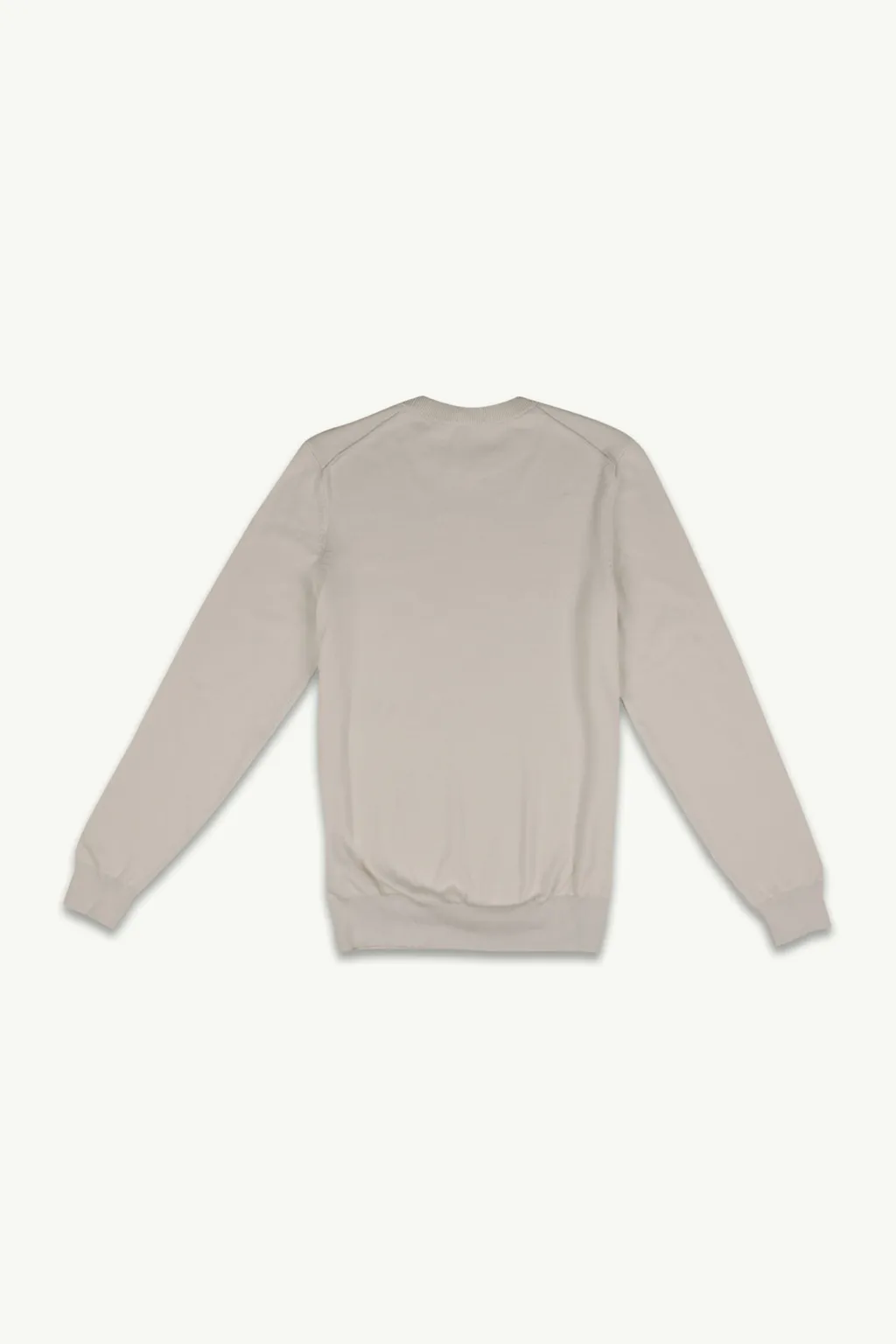 HUGO BOSS Men Pacas-L Reguler Fit Sweater in Cream Pure Cotton with Embroidered Logo 1
