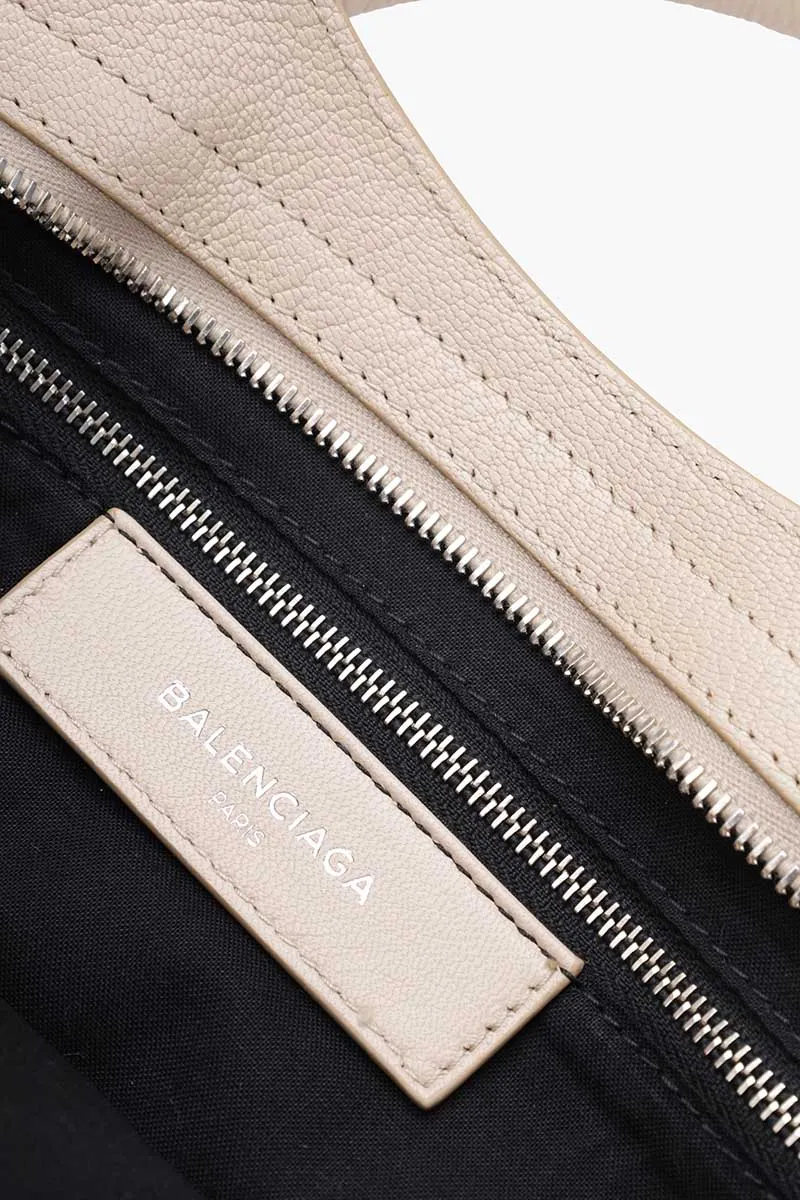 BALENCIAGA Regular Metallic Edge City in Beige Tapioca Cherve (Grained Leather) SHW 3