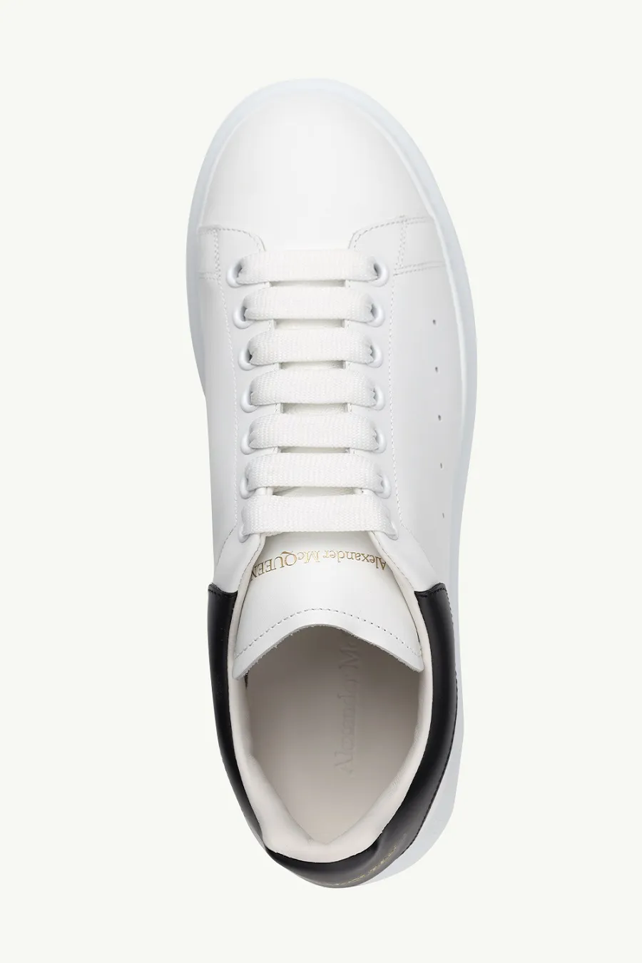 ALEXANDER MCQUEEN Men Oversized Sneakers in White/Black 3