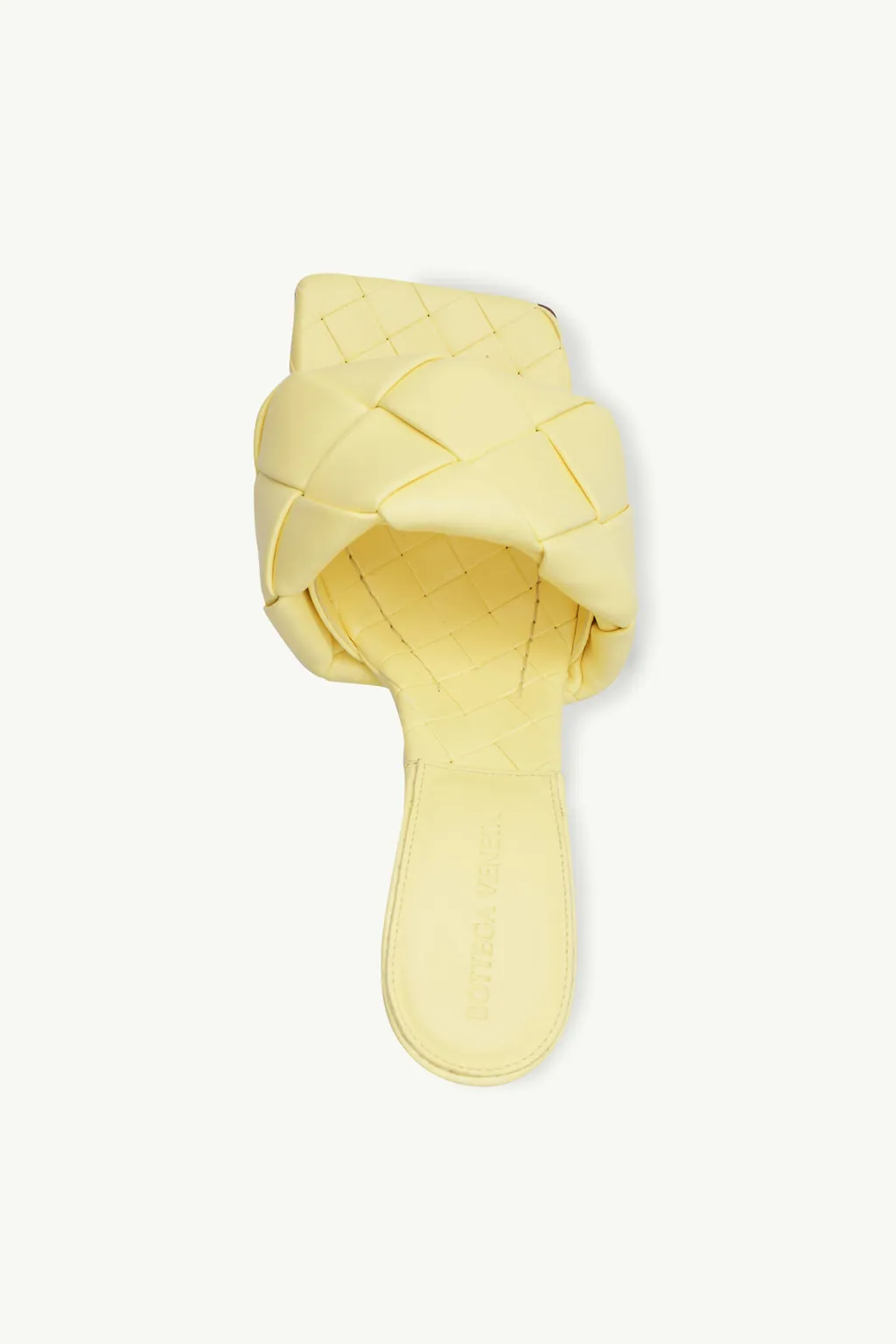 BOTTEGA VENETA BV Lido Woven Mules Sandals 90mm in Lemonade 3
