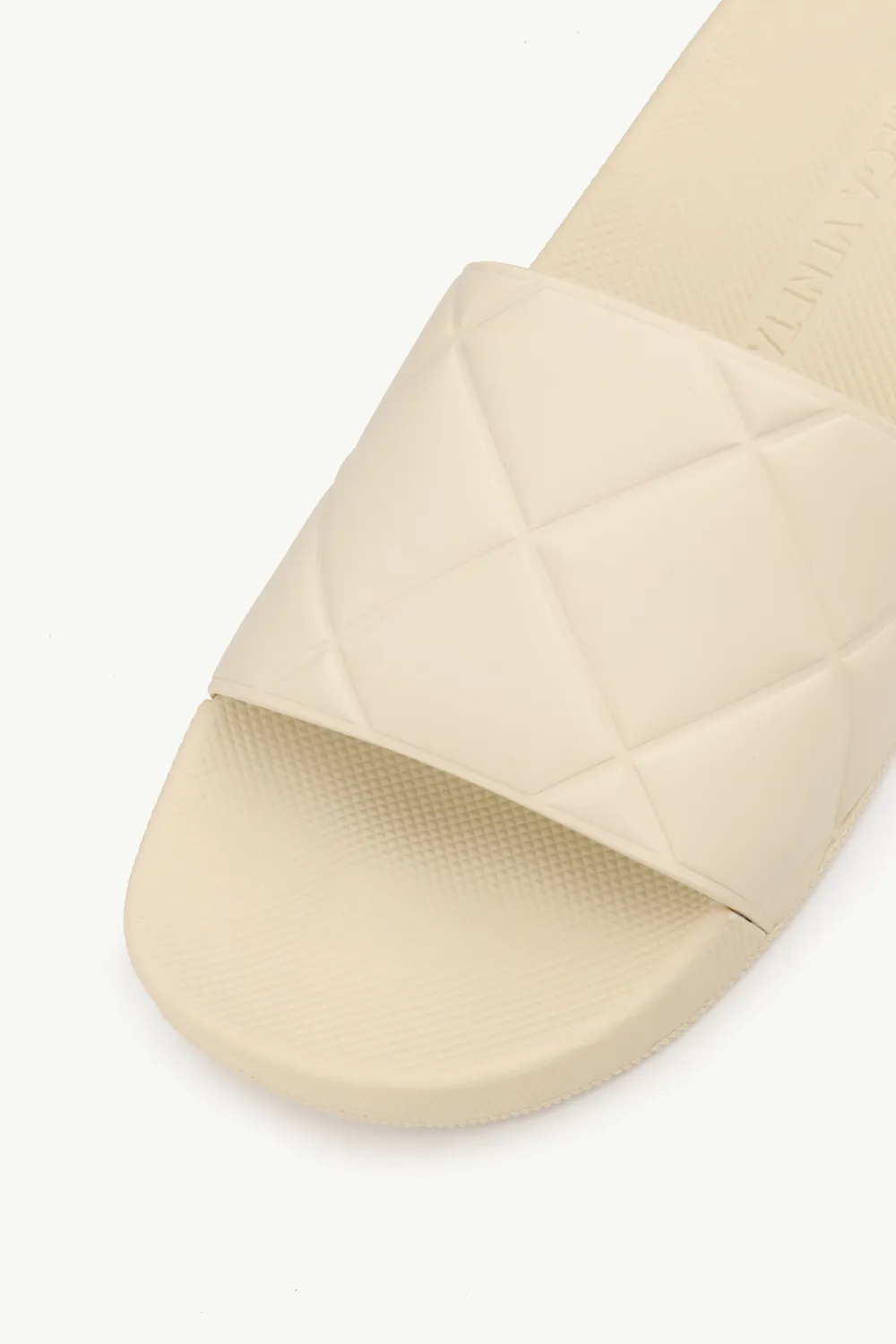 BOTTEGA VENETA Women BV Slider Sandals in Sea Salt 4
