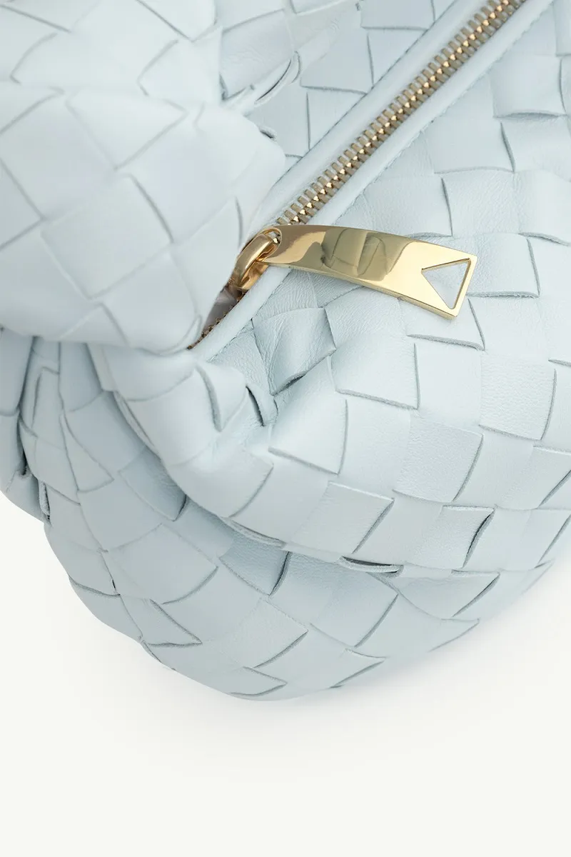 BOTTEGA VENETA Mini BV Jodie Shoulder Bag in Teal Washed 3