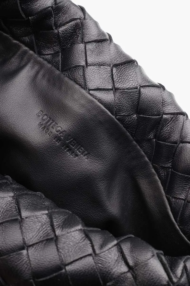 BOTTEGA VENETA Mini Intrecciato Bulb Shoulder Bag in Black 3