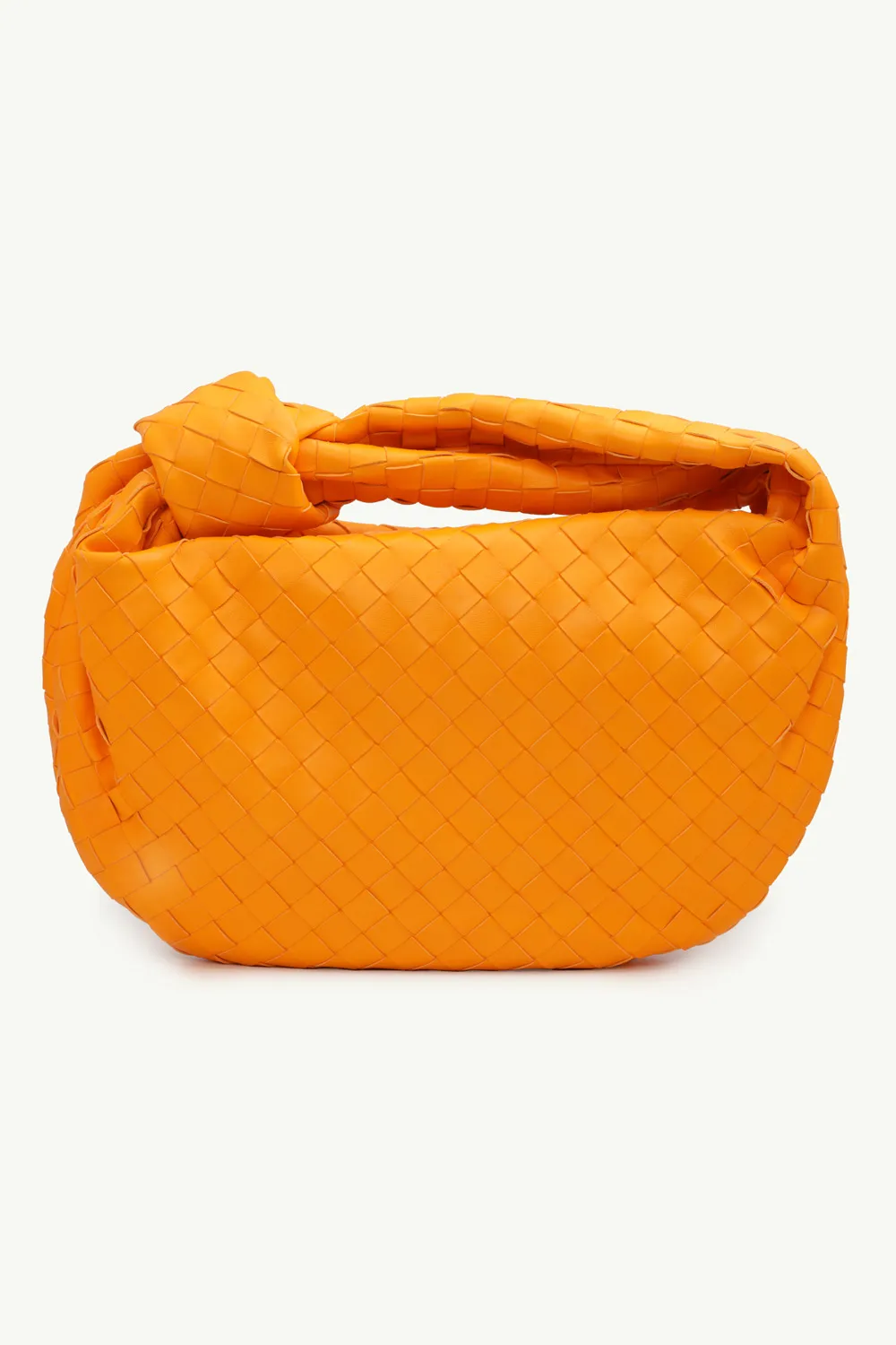 BOTTEGA VENETA Teen BV Jodie Shoulder Bag in Tangerine GHW 0