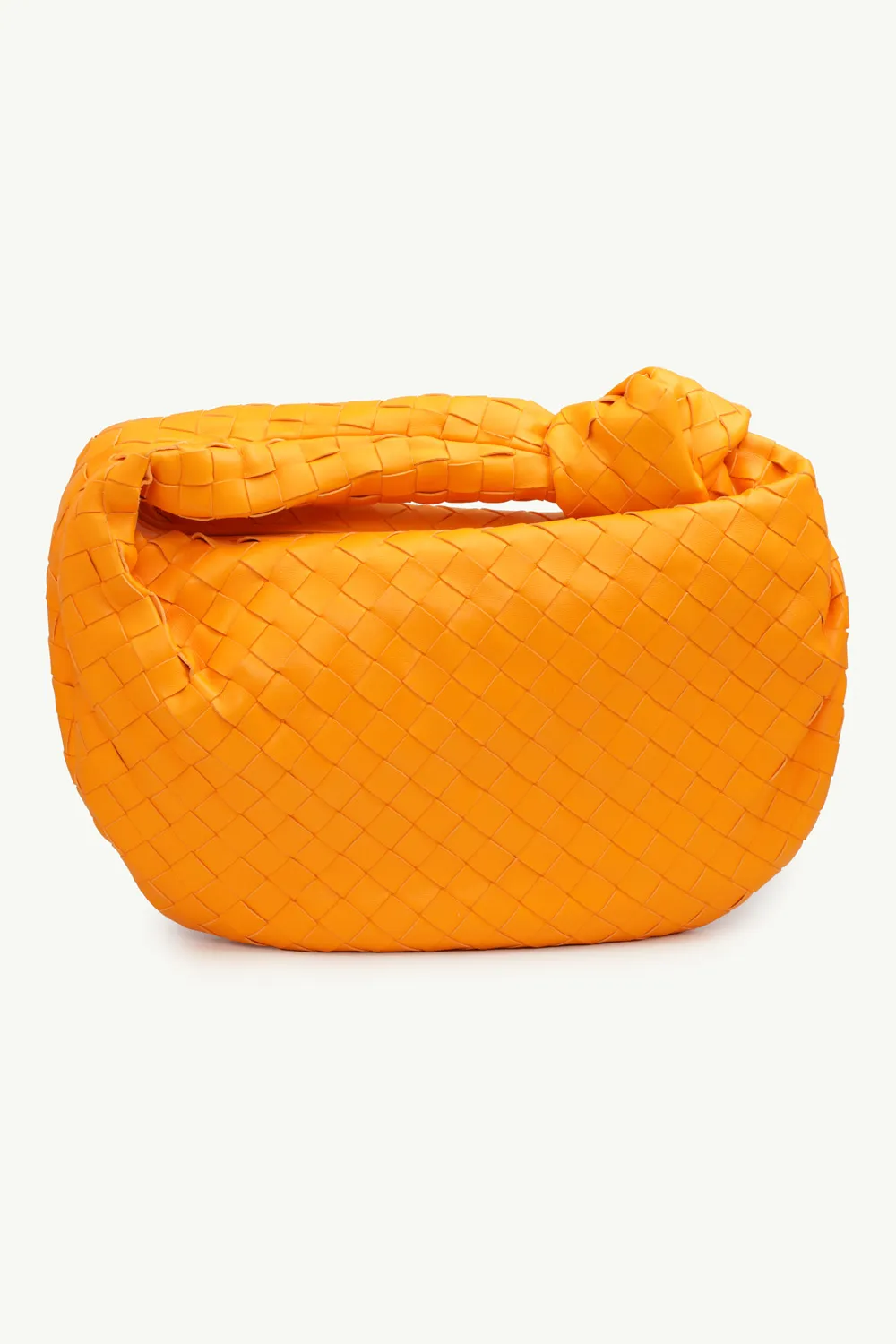 BOTTEGA VENETA Teen BV Jodie Shoulder Bag in Tangerine GHW 1