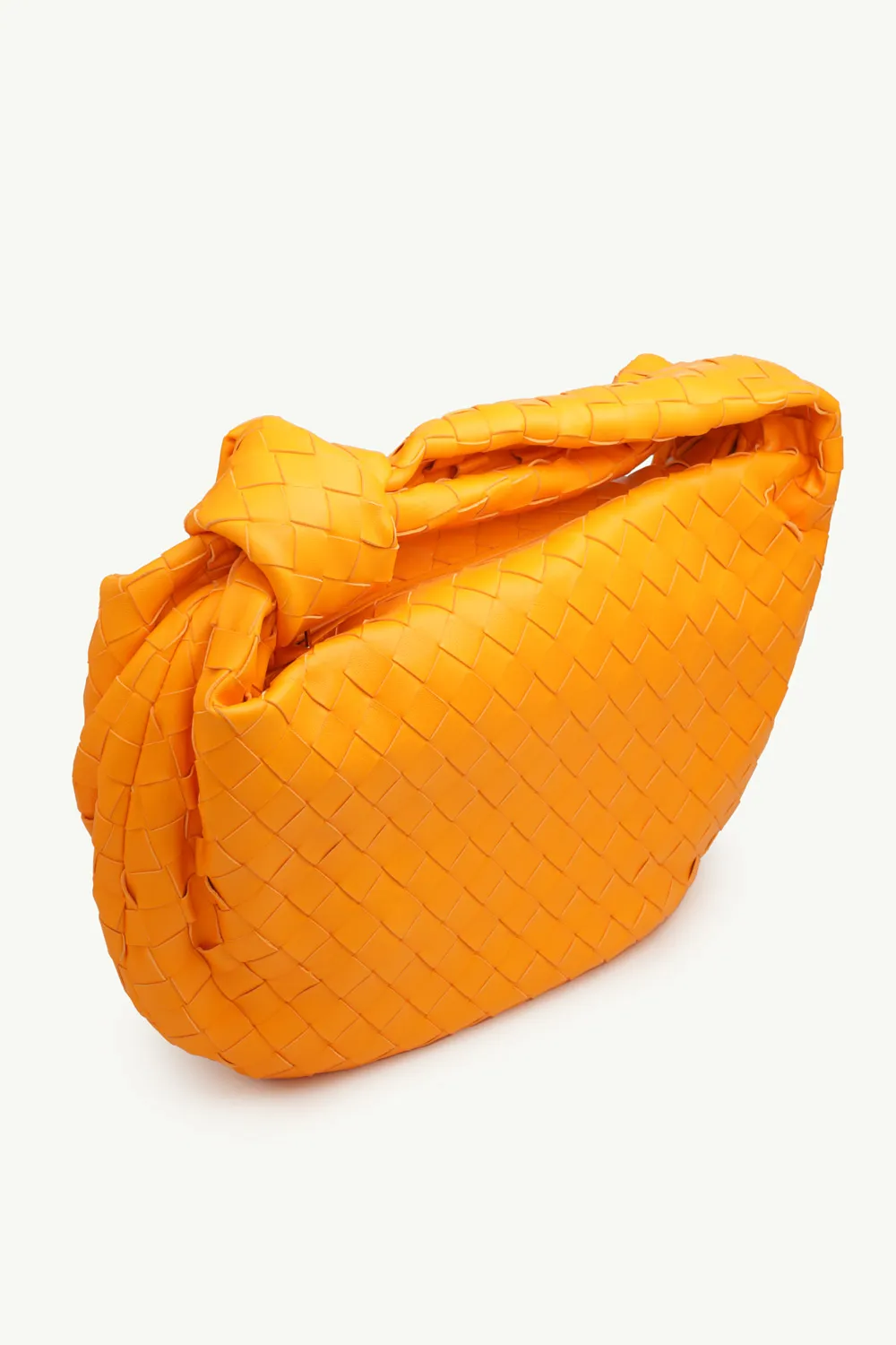 BOTTEGA VENETA Teen BV Jodie Shoulder Bag in Tangerine GHW 2