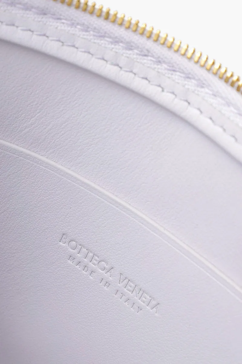 BOTTEGA VENETA Medium Pouch in Lilac with Small Intreccio 3