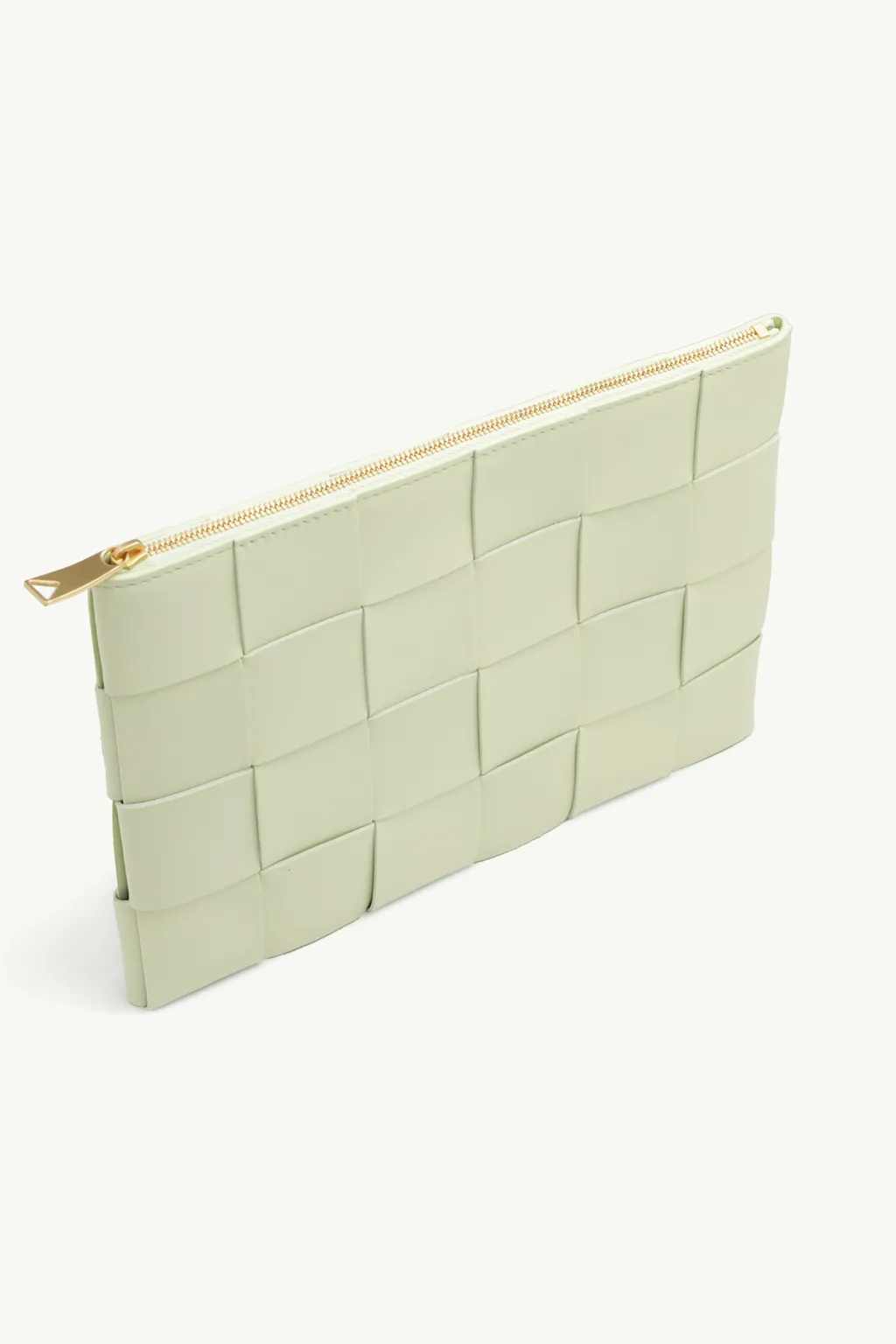 BOTTEGA VENETA Medium Pouch in Lemon Wash with Small Intreccio 2