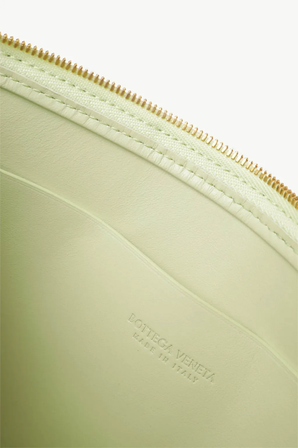 BOTTEGA VENETA Medium Pouch in Lemon Wash with Small Intreccio 3