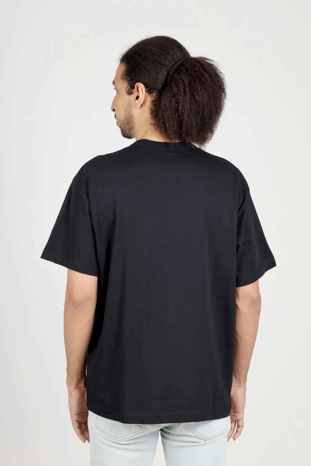 VERSACE JEANS COUTURE Men Piece Number Logo T-Shirt in Black/Gold 2