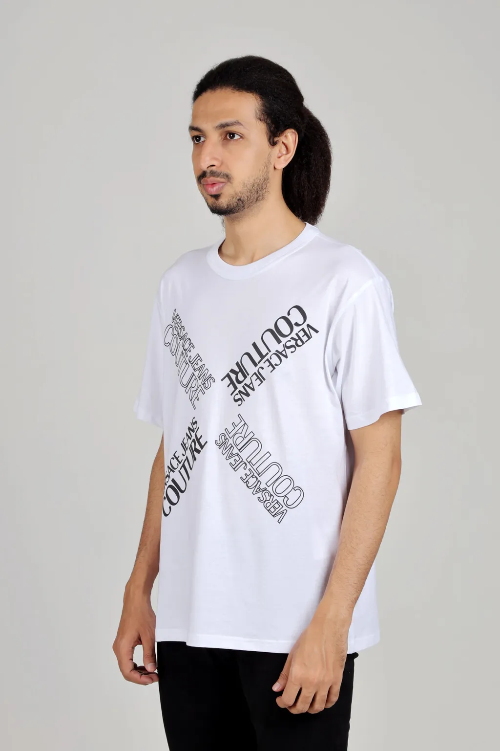 VERSACE JEANS COUTURE Men X Couture T-Shirt in White 3
