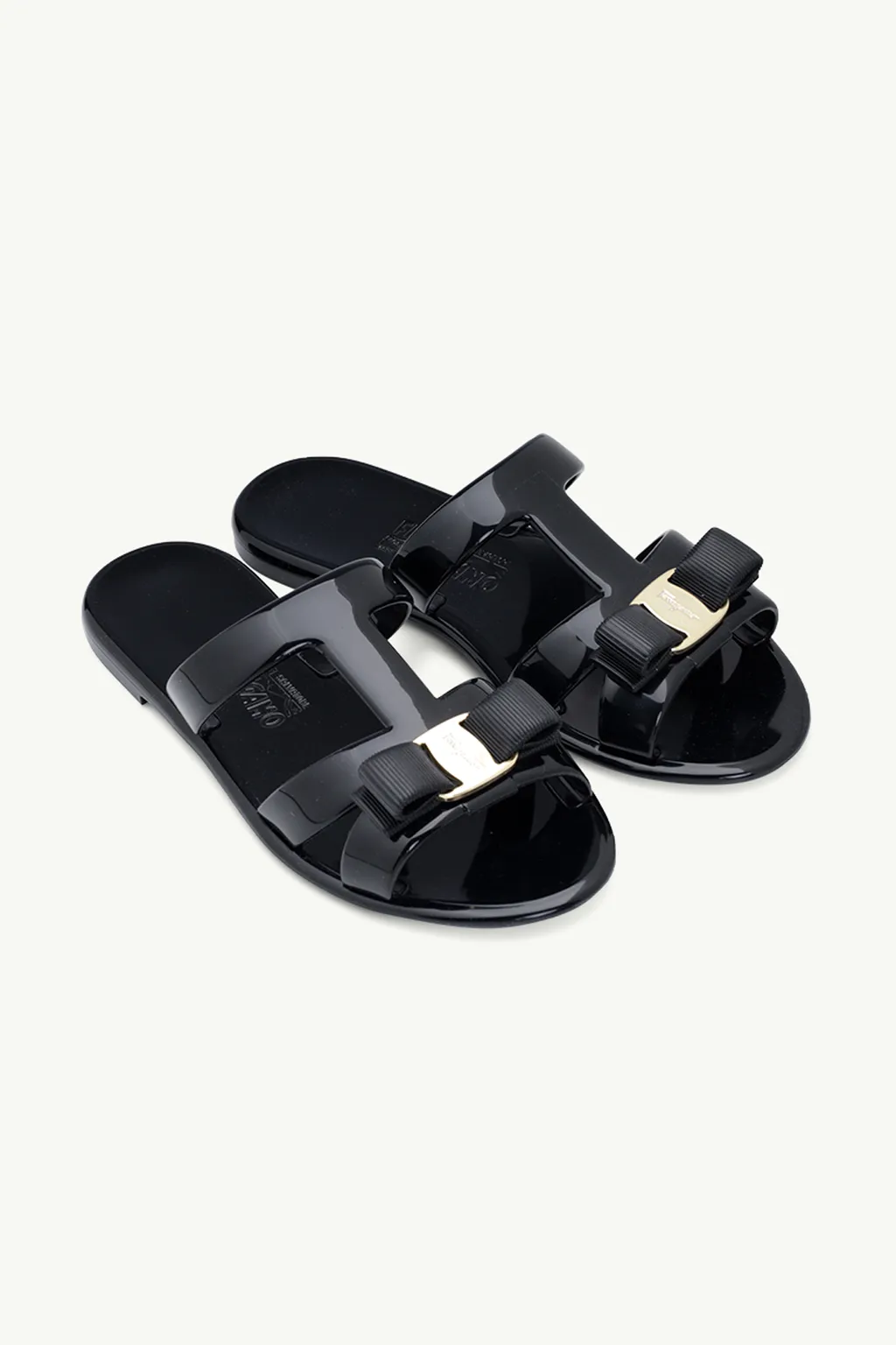 SALVATORE FERRAGAMO Women Lylia Jelly Sandals in Black 1