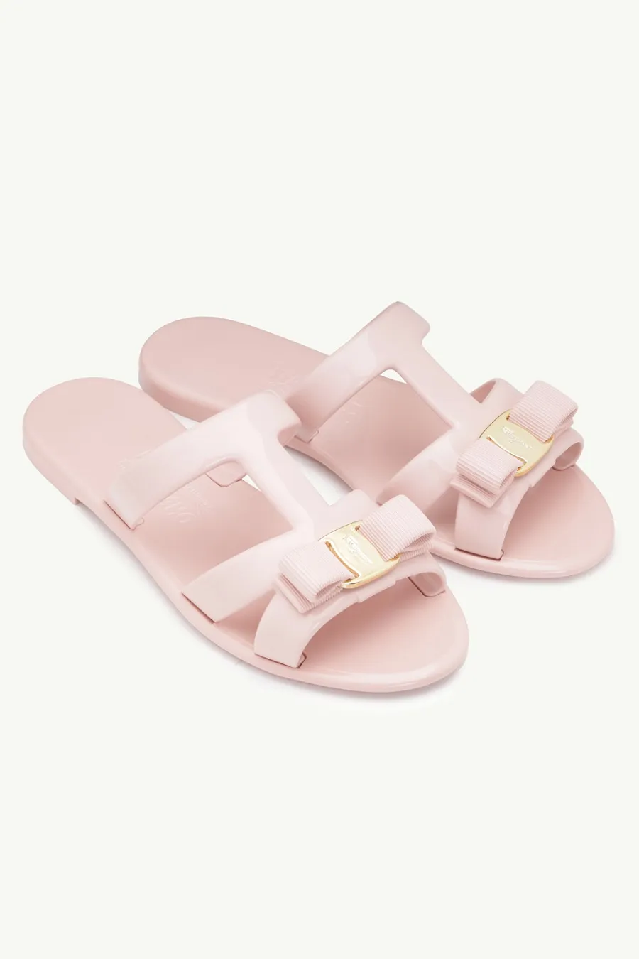 SALVATORE FERRAGAMO Women Lylia Jelly Sandals in Powder Rose 1