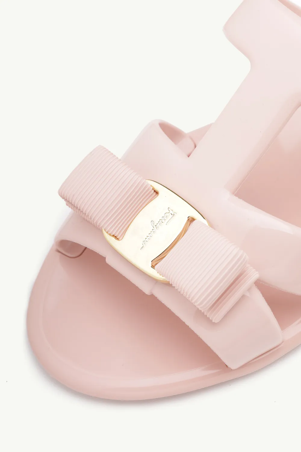 SALVATORE FERRAGAMO Women Lylia Jelly Sandals in Powder Rose 4