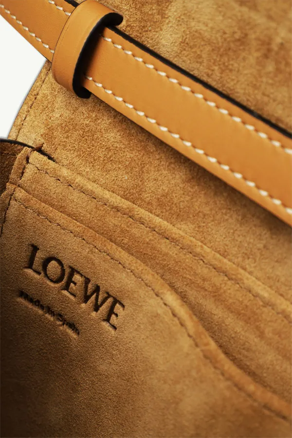LOEWE Mini Gate Shoulder Dual Bag in Dune/Warm Desert Soft Calfskin 3