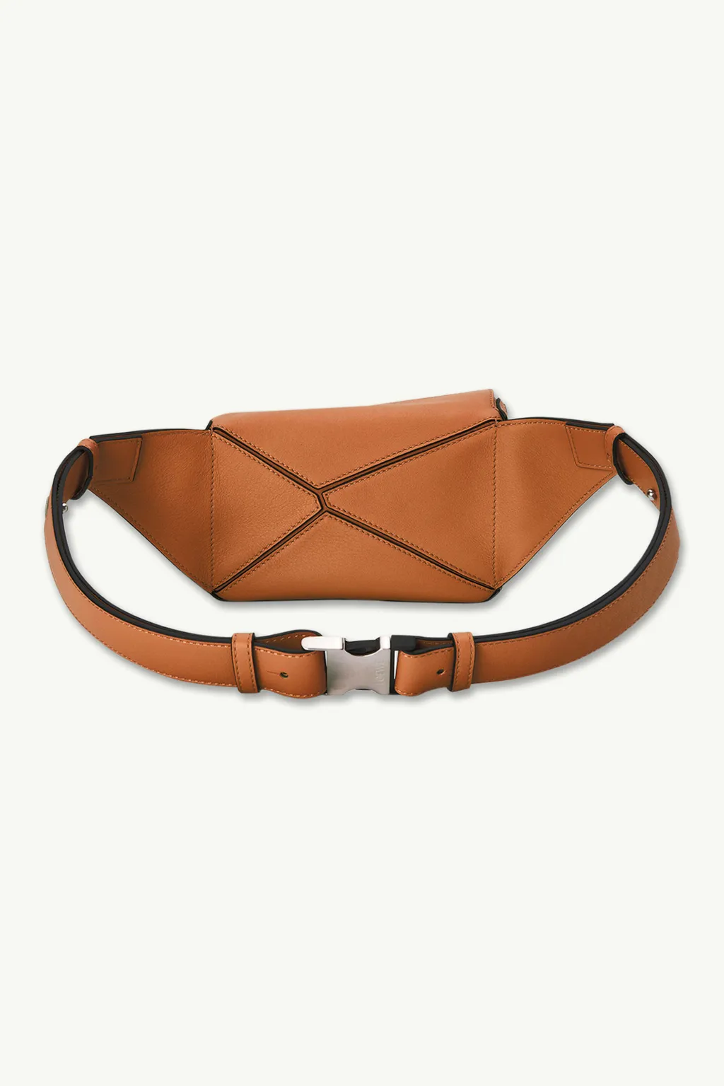LOEWE Mini Puzzle Bumbag in Tan Classic Calfskin 1