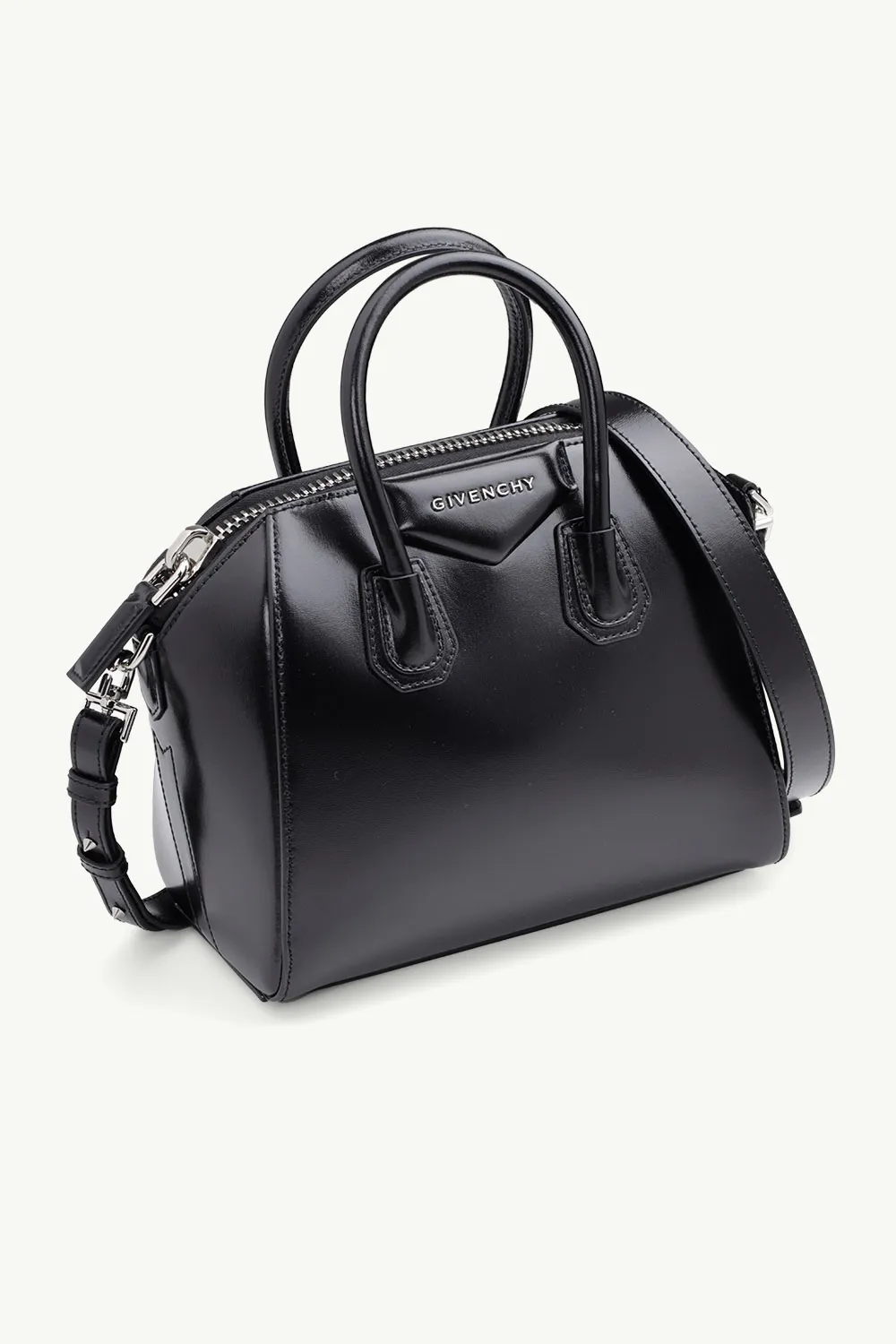 GIVENCHY Mini Antigona in Black Smooth Leather 2